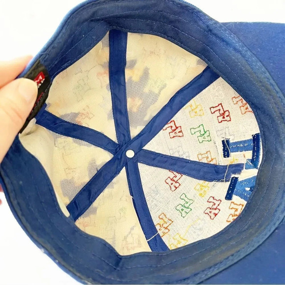 Vintage All Over LA Print Ball Cap Fresh Prince‎ 80s Style Street Urban Moda Med - Picture 3 of 8